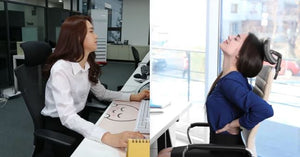 This isn’t good! For those who are sitting for long hours, stop slouching!